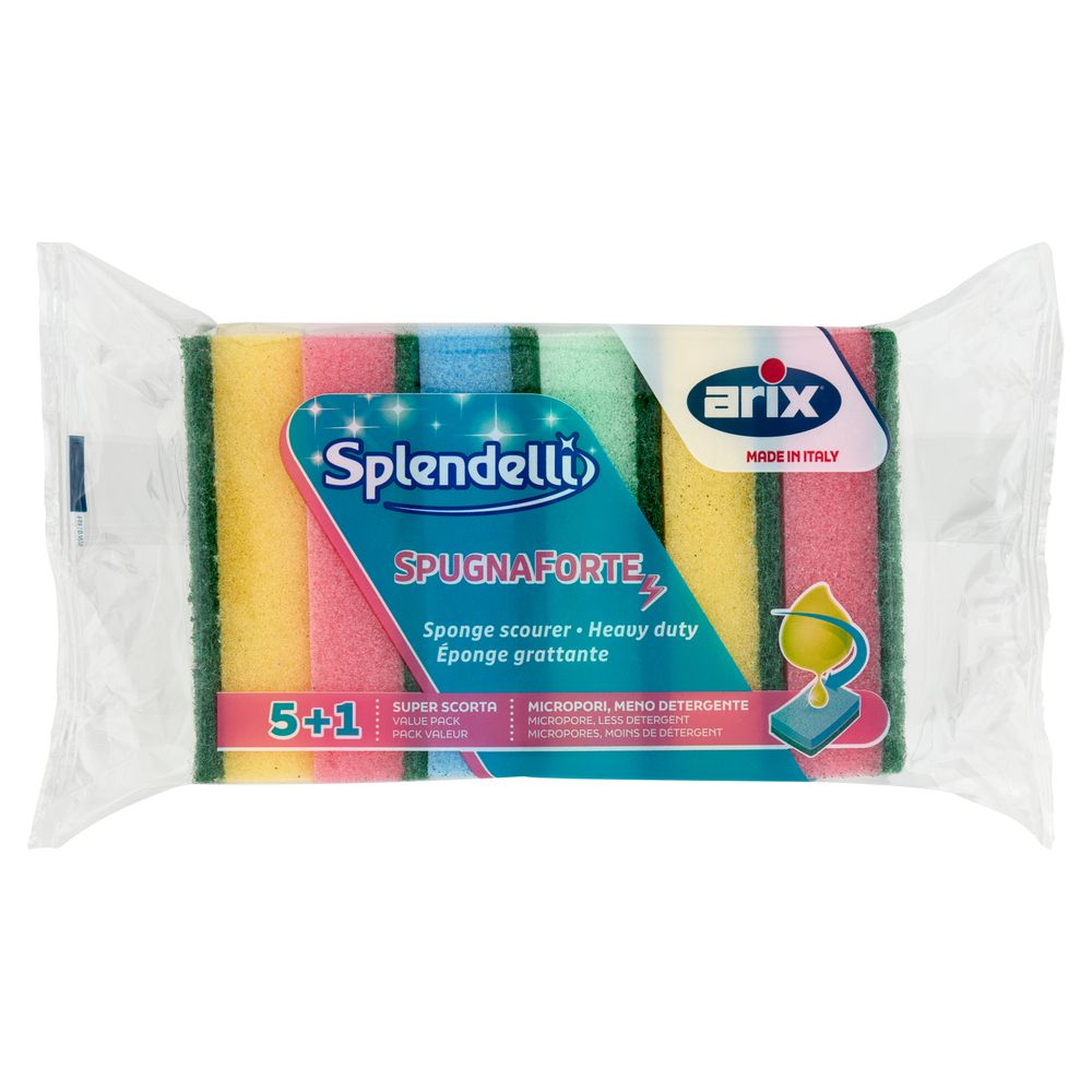 Arix Splendelli Spugnaforte 5+1 Pz - Easycoop.com