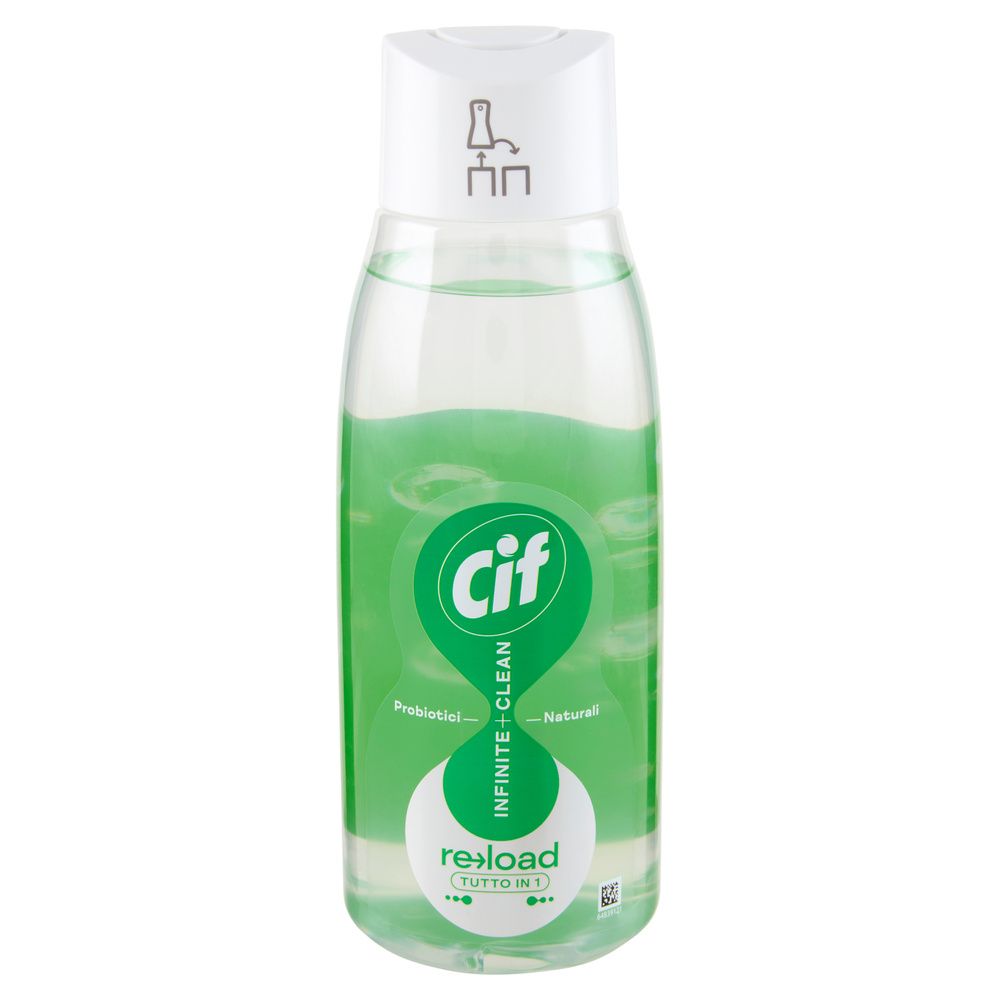 Cif Infinite + Clean Reload Tutto In 1 Clean Lime & Fiori Bianchi 590 ...