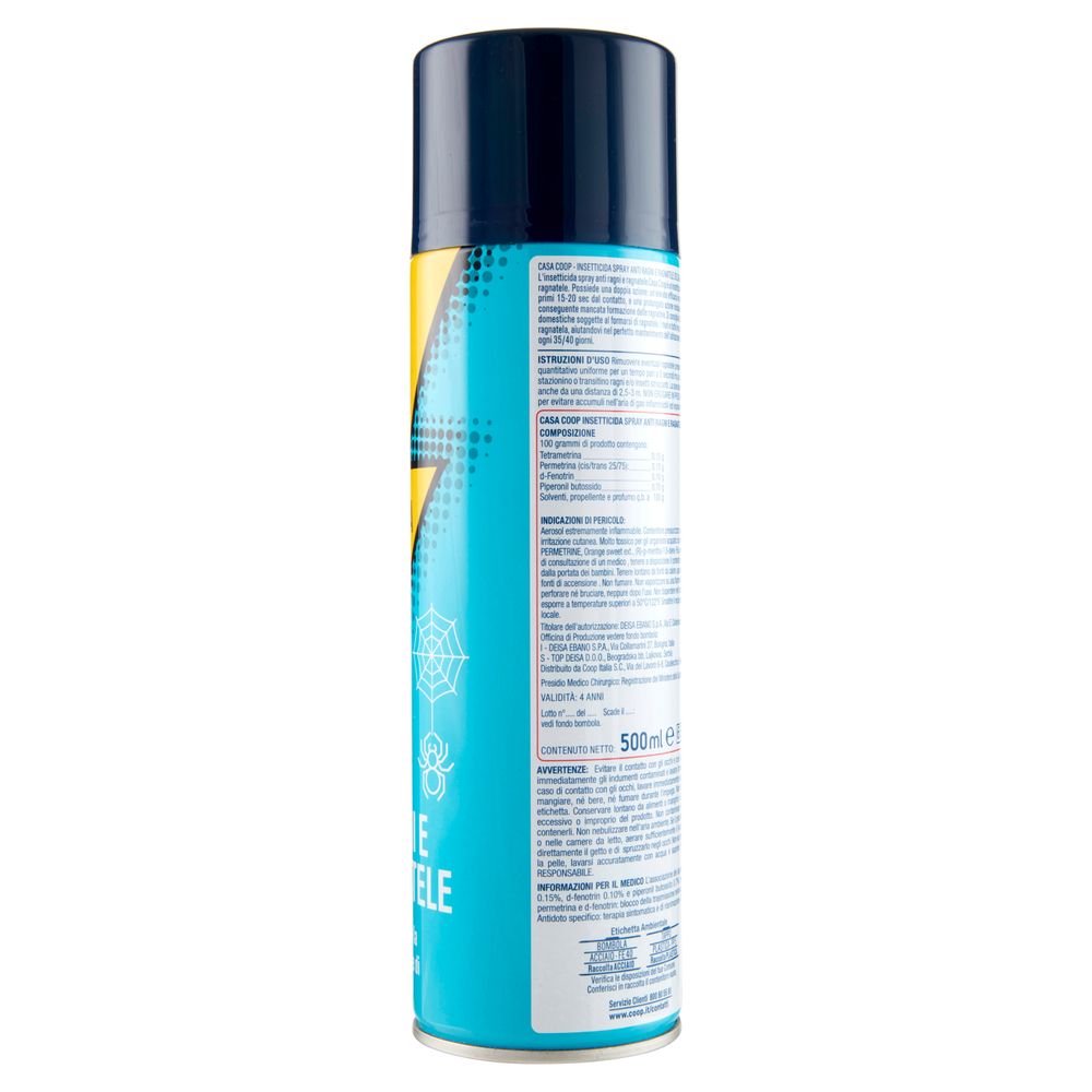 Insetticida Spray Ragni E Ragnatele Zig Zag Magnatela 500 Ml - Easycoop.com